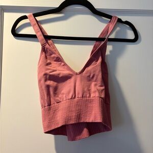 Mauve free people movement bra top